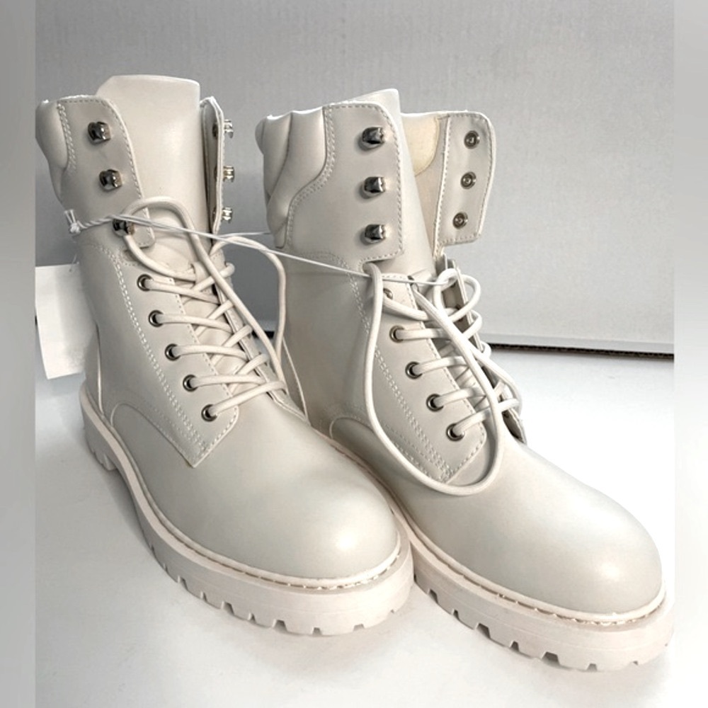 H & M Ankle-high boots - Cream coloured - Picture 10 of 12